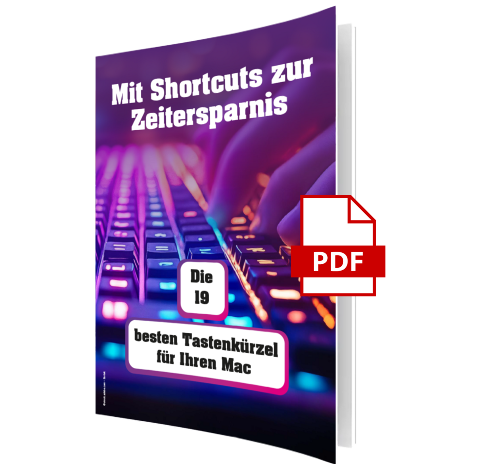 Cover des PDF-Reports: Mit Shortcuts zur Zeitersparnis: Die 19 besten Tastenkürzel für Ihren Mac